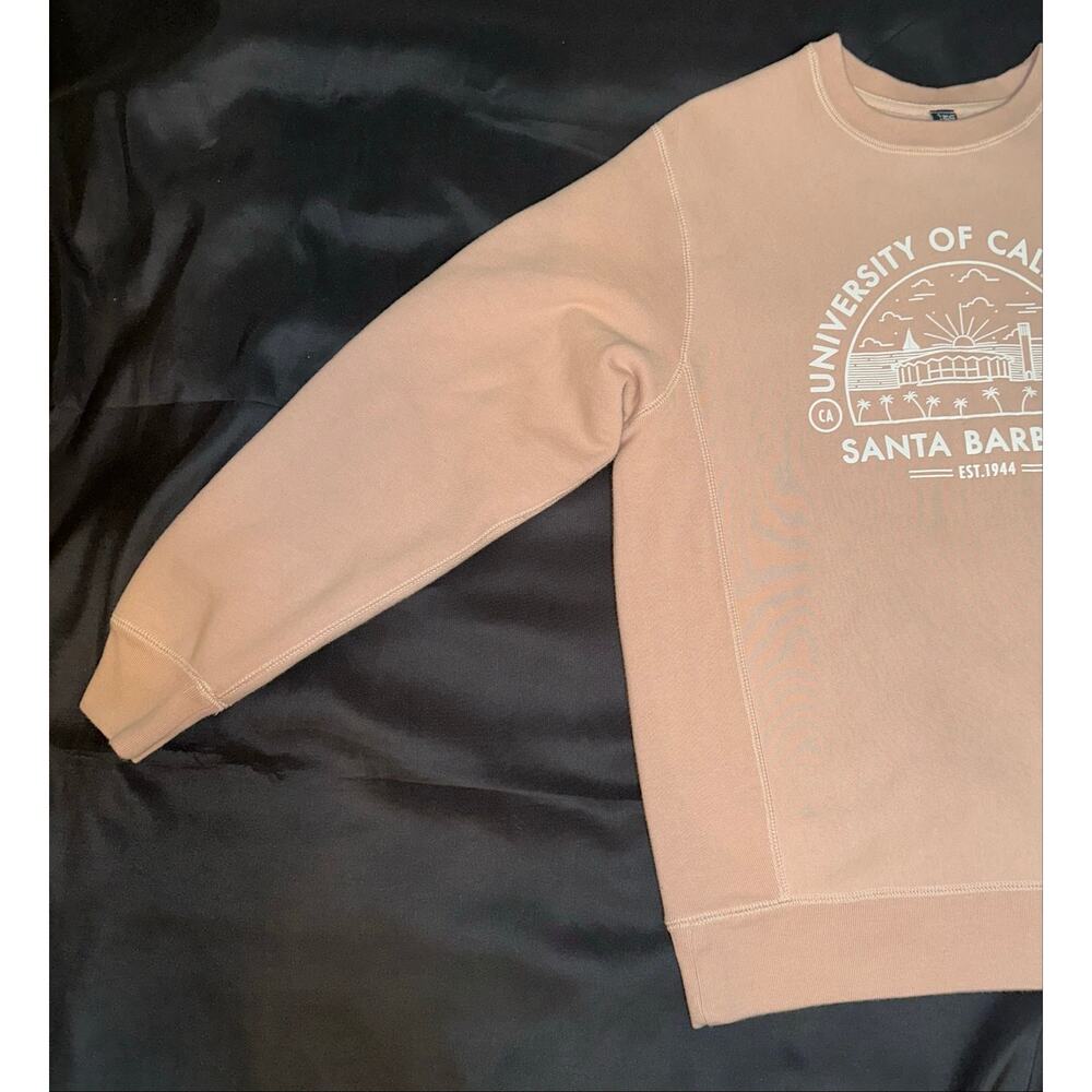Uscape Apparel University of California Santa Barbara Pink Crewneck Sweatshirt - Picture 3 of 9